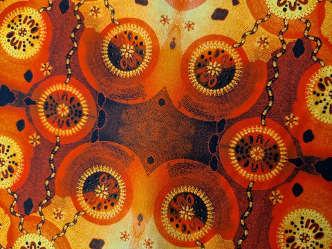 Spirit of the Bush 2 Honey Ant - Fat Quarter