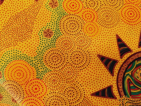 Sunset Night Dreaming Yellow - Fat Quarter