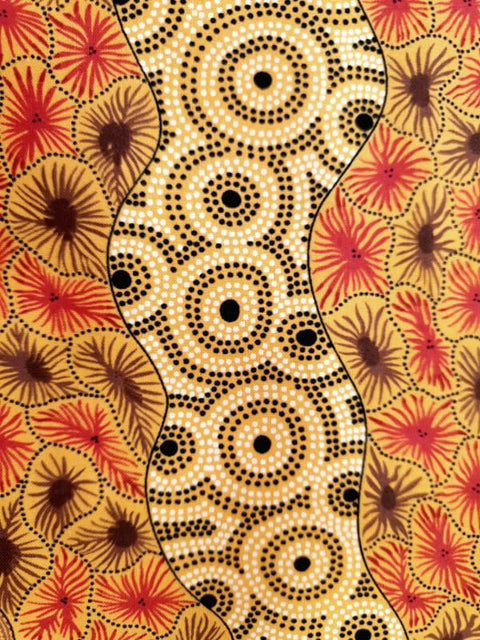 Wild Seed & Waterhole Yellow - Fat Quarter