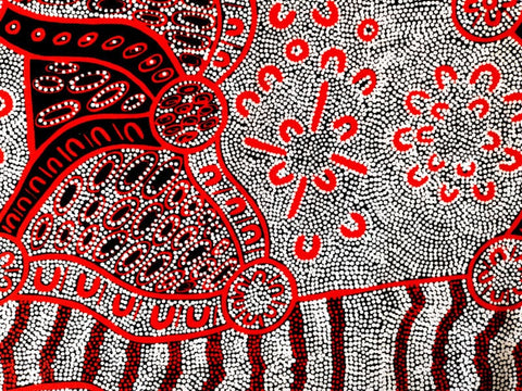 Women Dreaming Black - Fat Quarter