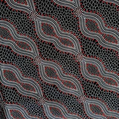 Bush Spinifex Black - Fat Quarter