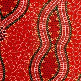 Bush Spinifex Red - Fat Quarter