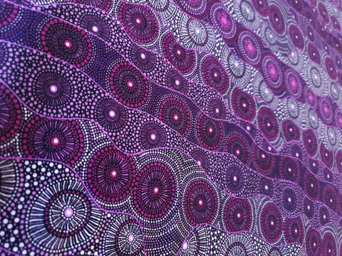 Alpara Seed Purple - Fat Quarter