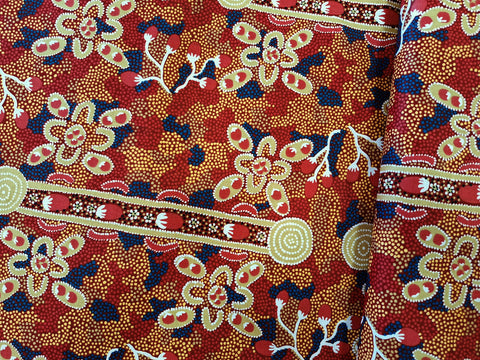 Bush Tomato Red - Fat Quarter