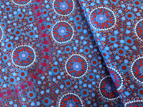 Dreamtime Flowers Blue