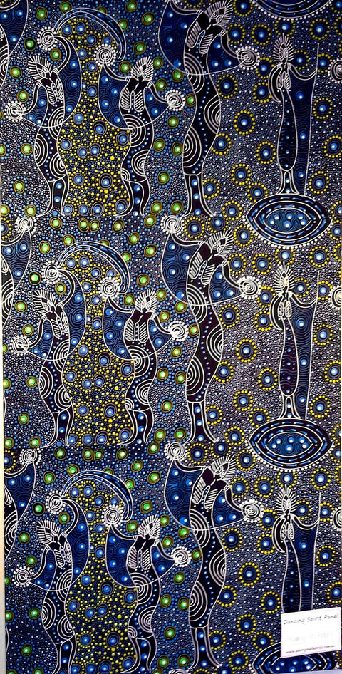 Dancing Spirit Blue - Fat Quarter