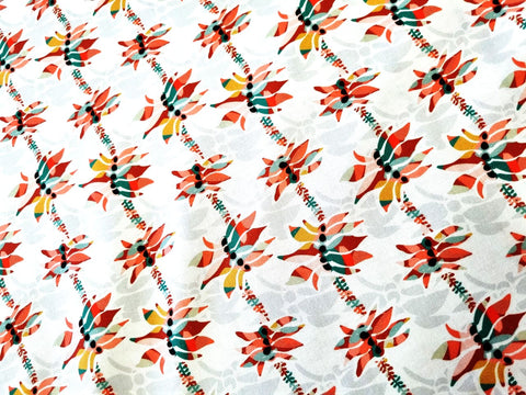 Desert Peas White - Fat Quarter