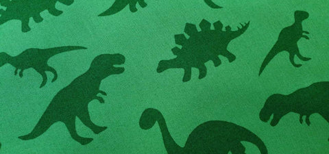 Dino Dance Green - Fat Quarter