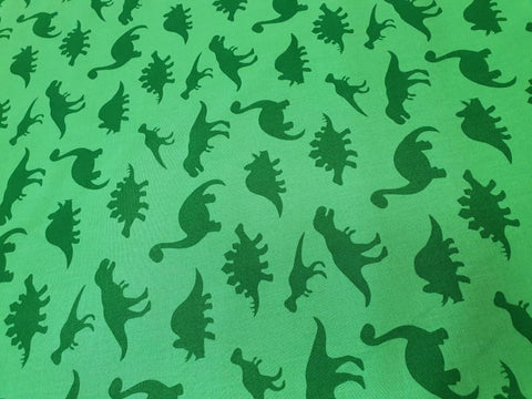 Dino Dance Green - Fat Quarter