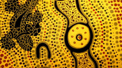 Goanna Dreaming Yellow