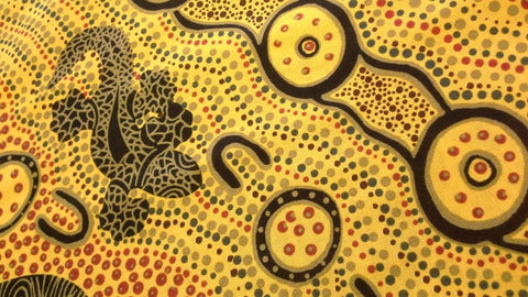 Goanna Dreaming Yellow