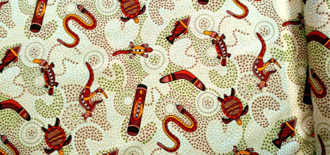 Gooloo Animals Ecru - Fat Quarter