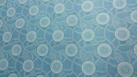 Kangaroo Path Blue - Fat Quarter