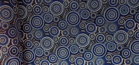 Malkamalka Spot Blue - Fat Quarter