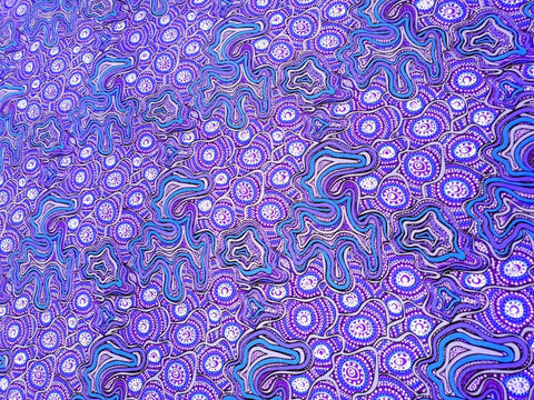 Meteors Purple - Fat Quarter