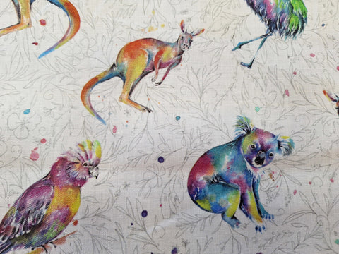 Splash of Colour White - Fat Quarter