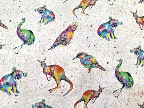 Splash of Colour White - Fat Quarter