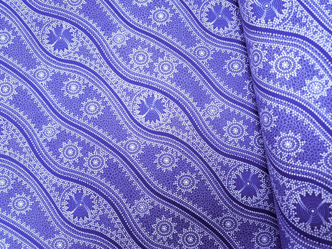 Stars in the Sky Purple - Fat Quarter