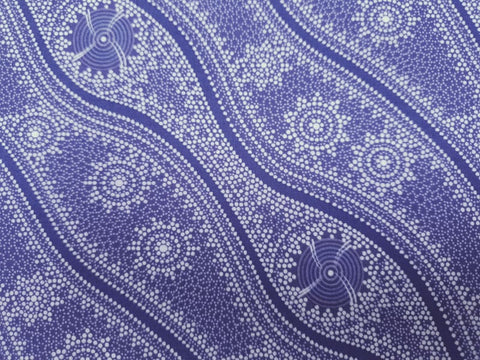 Stars in the Sky Purple - Fat Quarter