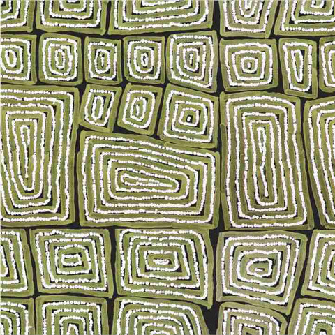 Tingari Cycle Green - Fat Quarter