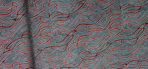 Underground Water Red - Fat Quarter