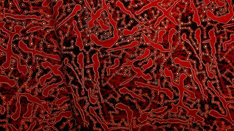 Yellow Bush Plum Red - Fat Quarter