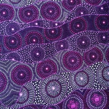 Alpara Seed Purple - Fat Quarter