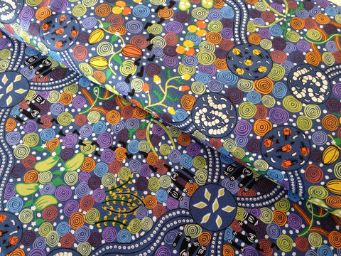 Corroboree Blue - Fat Quarter